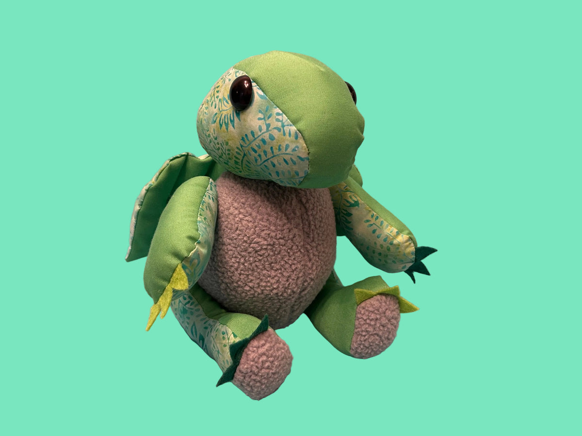 Leafy Green Dragon with Sherpa