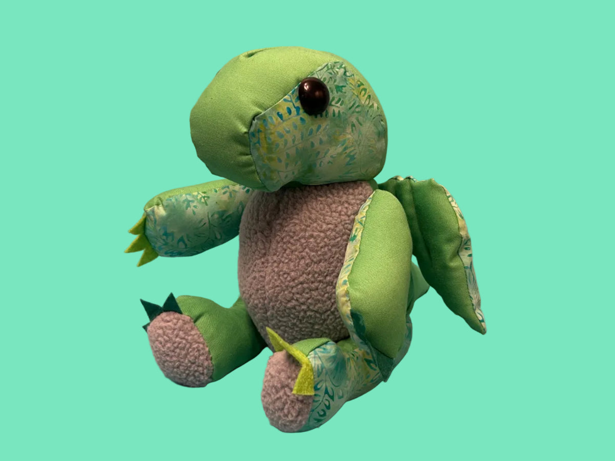 Leafy Green Dragon with Sherpa