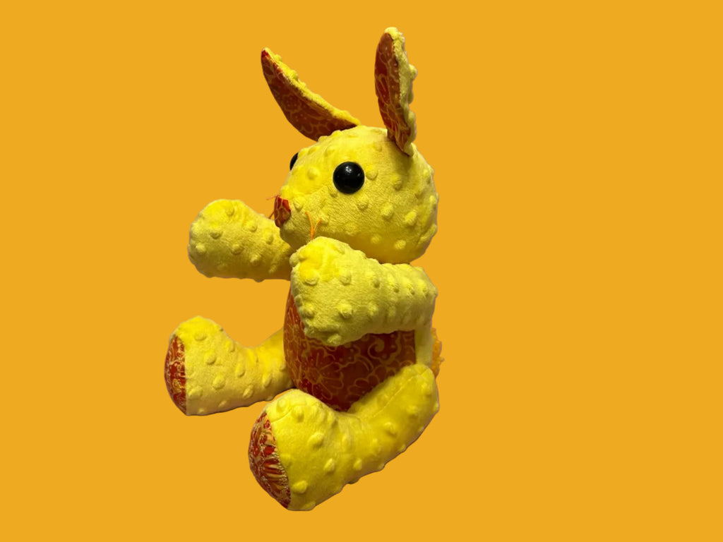 Yellow Fiery Bunny