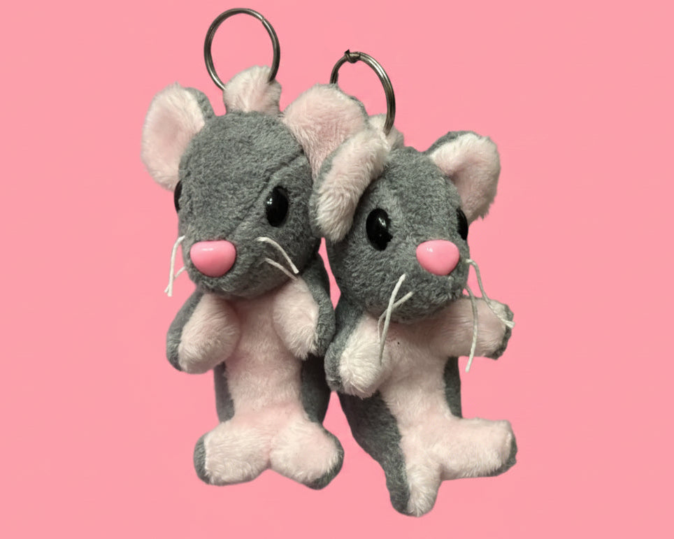 Rat Plushie Keychain