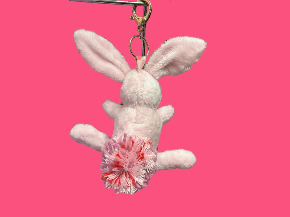 Strawberry Bunny Keychain
