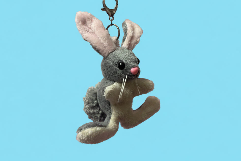 Wild Bunny Keychain