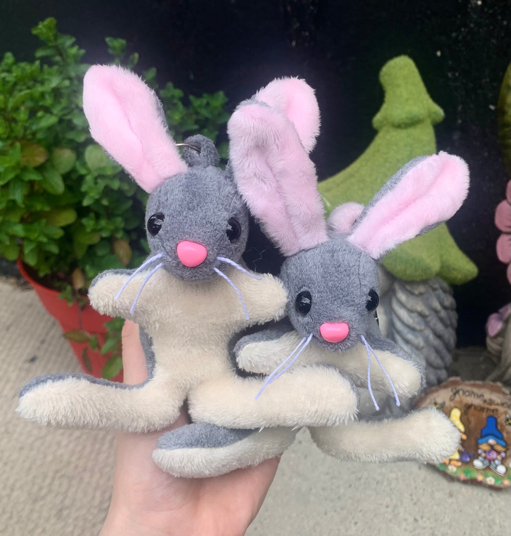 Wild Bunny Keychain